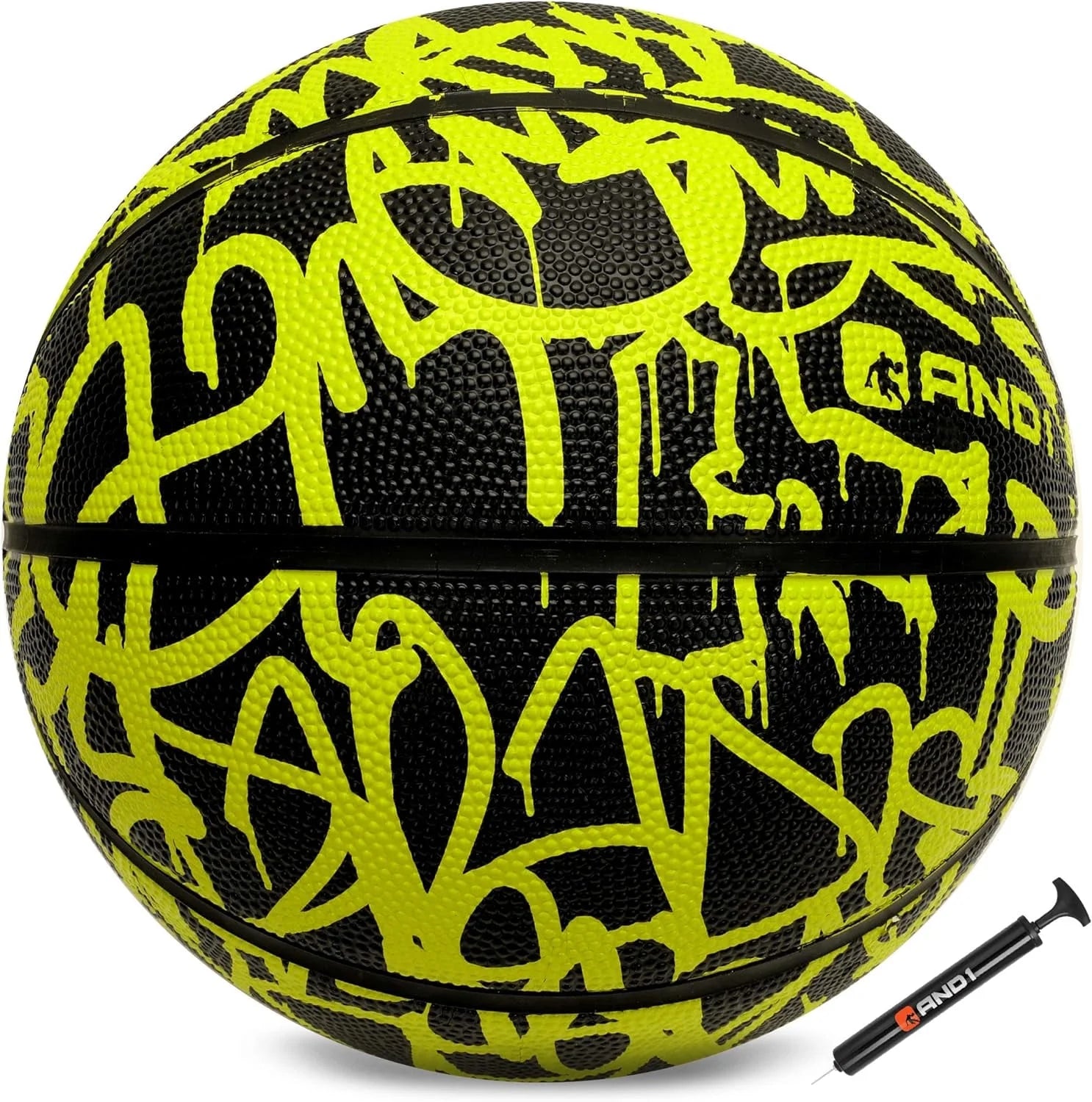 Fantom Graffiti Basketball: Official Regulation Size 7 (29.5") Rubber Basketball