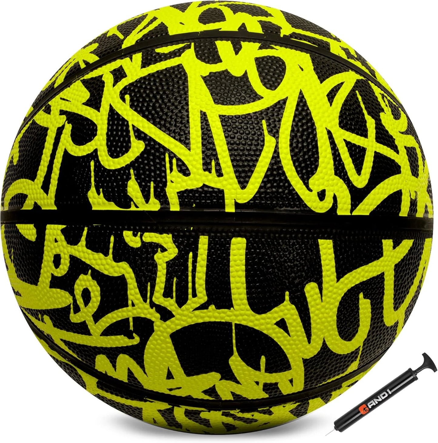 Fantom Graffiti Basketball: Official Regulation Size 7 (29.5") Rubber Basketball